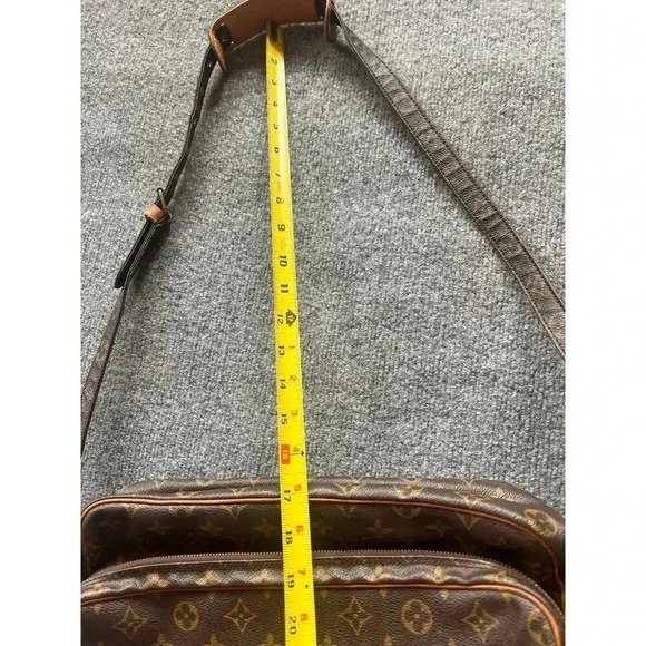 Louis Vuitton Brown Monogram Adjustable Strap Messenger Bag Size 8x14.5 … - Picture 15 of 16